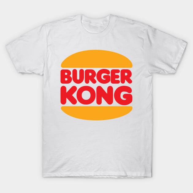 Burger Kong T-Shirt by Daletheskater